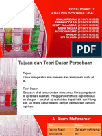 Analisis Senyawa Obat Lengkap