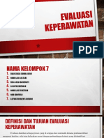 Evaluasi Keperawatan