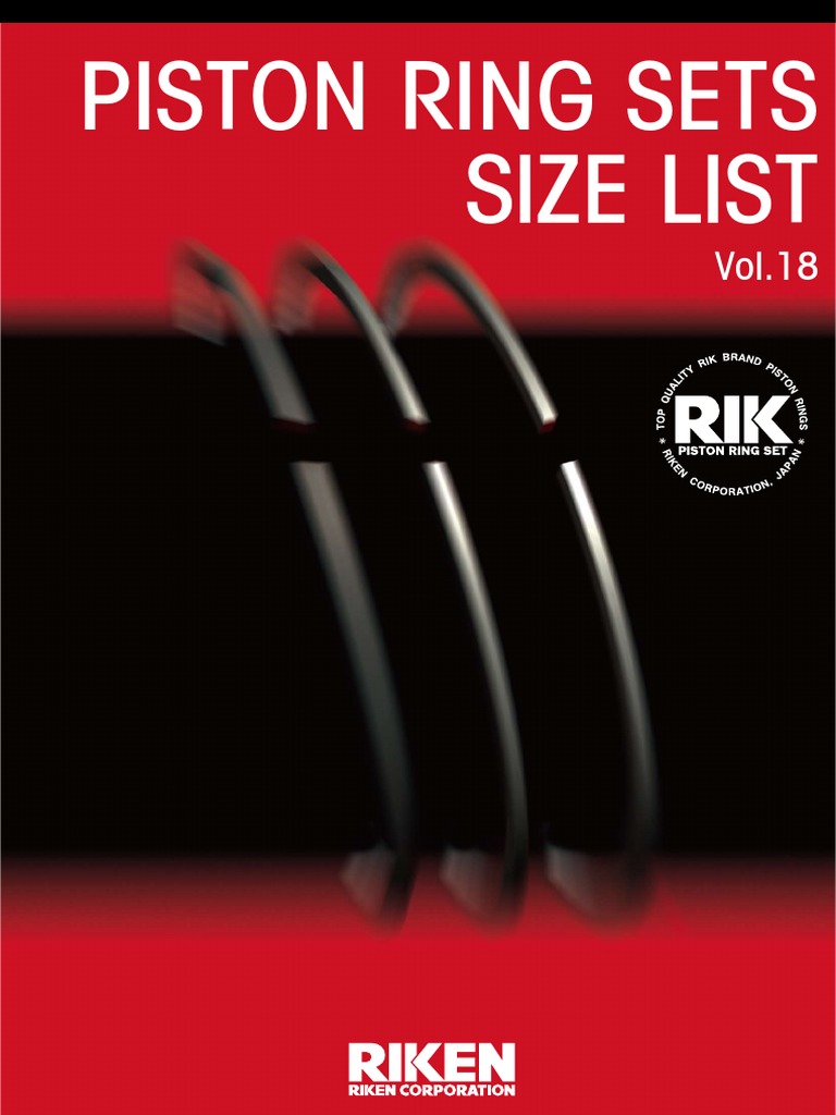 HONDA D SERIES 1988-2000 PISTON RING SET - RIKEN main image 1