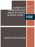 Institutionalism and Feminist Theory in Social Science (Part 2