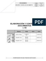 Procedimiento de Elaboracion y Control de Documentos