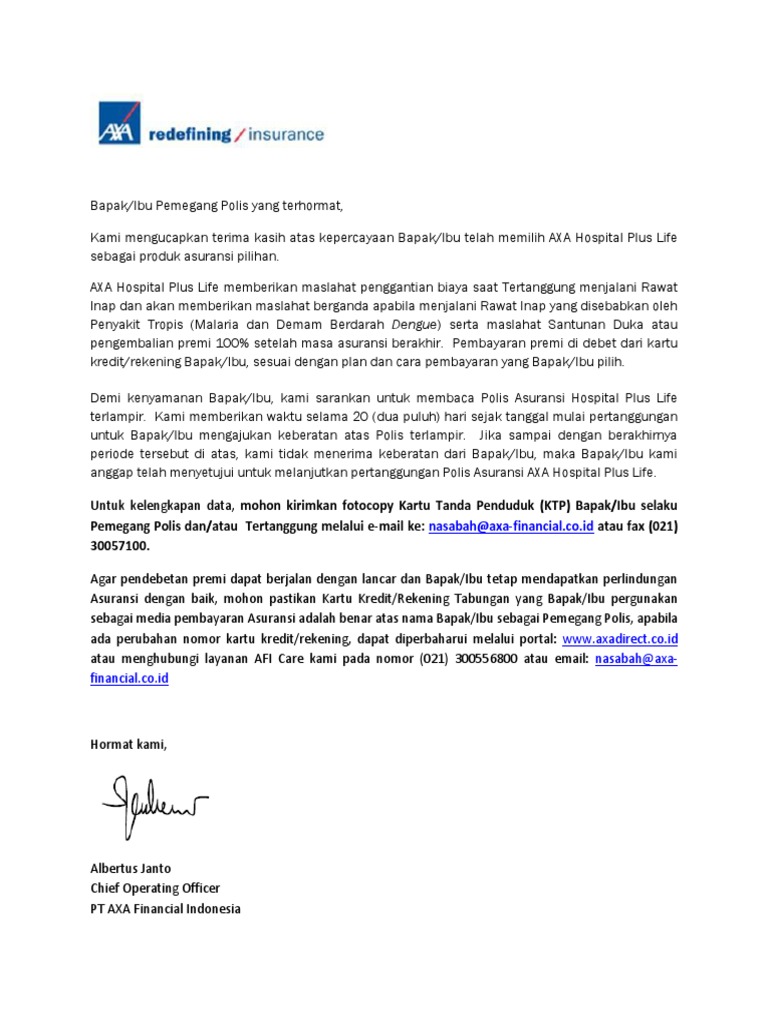 Welcome Letter HPPNB | PDF