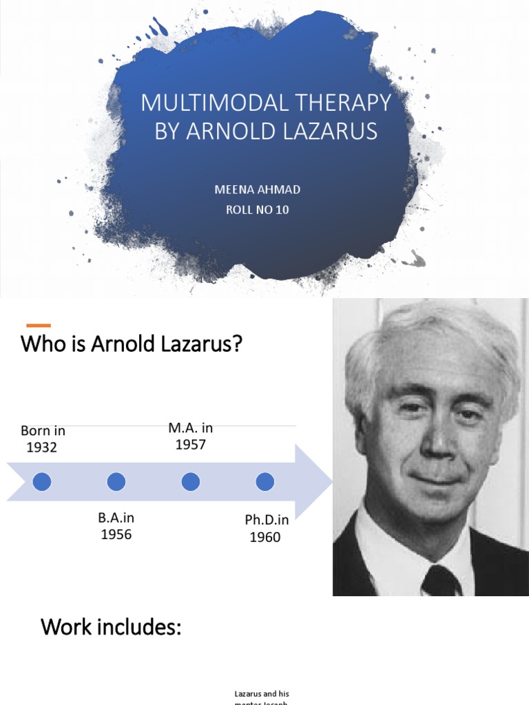 Multimodal Therapy by Arnold Lazarus-1 | PDF | Psychotherapy ...