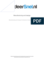 Manufacturing-And-Design Samenvatting