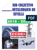 Convenio Colectivo Siderometalúrgico Sevilla 2018-2020