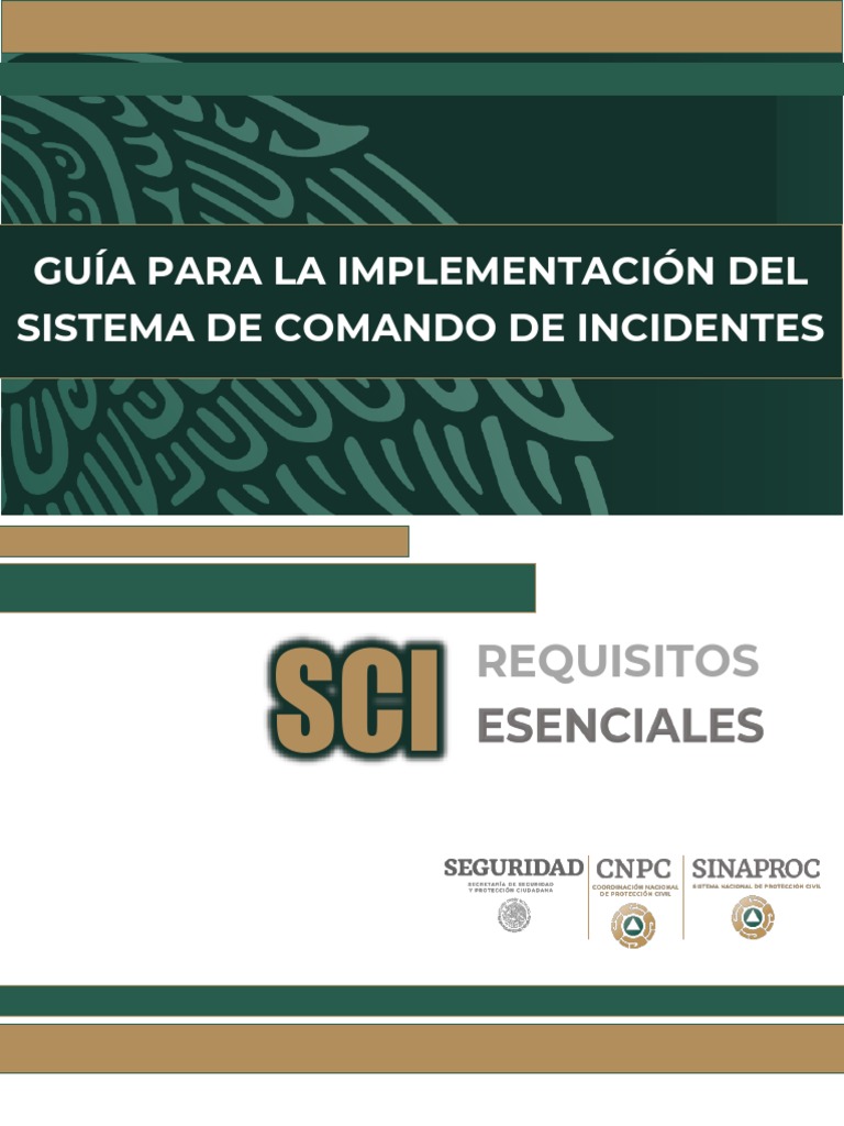 Gui A para La Implementacio N Del Sistema de Comando de Incidentes Sci ...