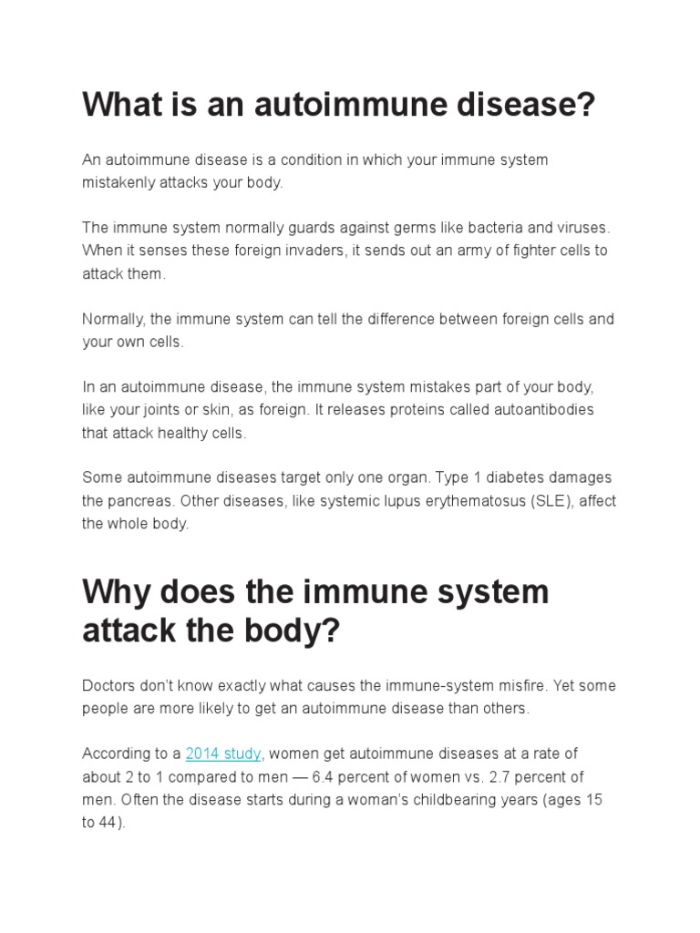 Auto-Immune Diseases | PDF | Autoimmunity | Autoimmune Disease