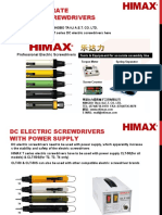 HIMAX Electric Screwdriver Instruction
