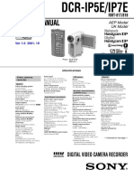 Sony Dcr-Ip5e, Ip7e PDF