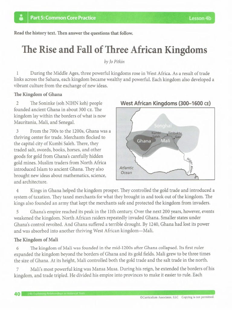 Rise and Fall of 3 African Kingdoms PDF Africa Religion And Belief