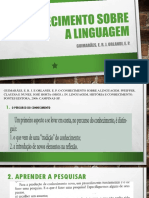 O Conhecimento Sobre A Linguagem