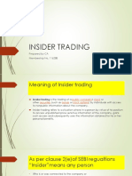 On Insider Trading