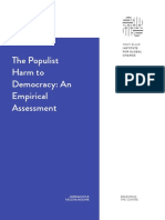 The Populist Harm To Democracy An Empirical Assessment PDF