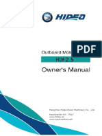 HDF 2.5 Owners Manual PDF