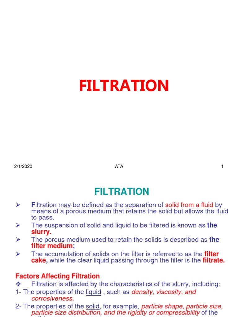 Understanding Filtration A Comprehensive Review of Filtration Methods