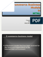 E-Commerce Business Models by Jyoti