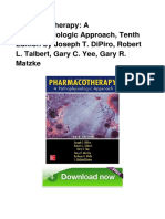 Pharmacotherapy A Pathophysiologic Appro PDF