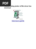 teneth cutting plotter manual