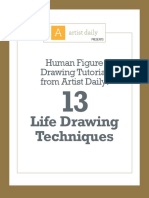 Artist Daily - Human figure drawing tutorial. 13 Life drawing technigues.pdf