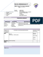 Esquema de SESION DE APRENDIZAJE