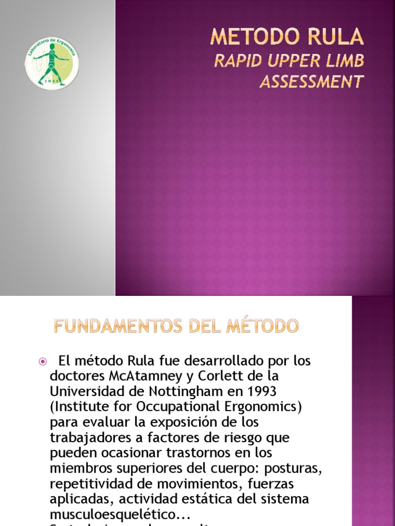 Rula | PDF | Medición