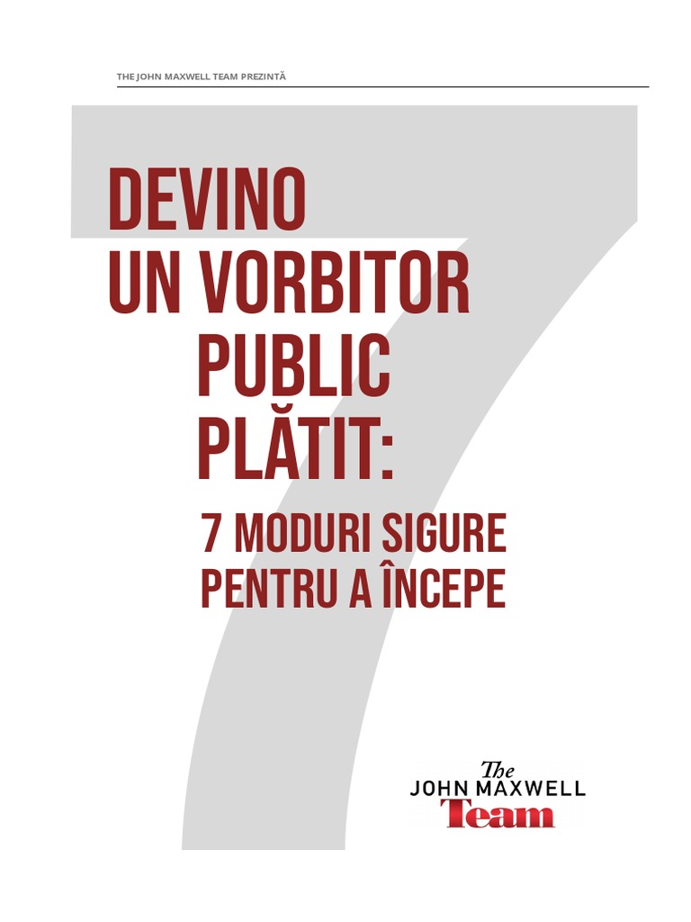 Devino Un Vorbitor PDF | PDF