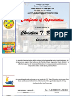 PYM Certificate