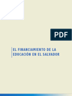 El Financiamiento de La Educacion en El Salvador PDF