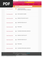 LBC Shipment Tracking Status Update | PDF | Cargo | Freight Transport