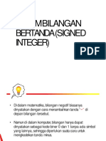 Sistem Bilangan Bertanda (Signed Integer) Magnitude and One and Two Complement