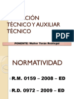 Técnico y Auxiliar