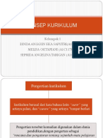 Konsep Kurikulum