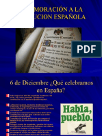 Conmemoración A La Constitucion Española
