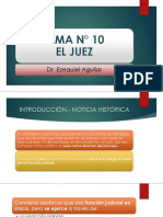 Tema #10 El Juez