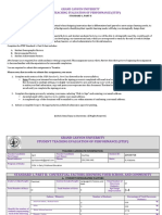 Grand Canyon University Student Teaching Evaluation of Performance Step Standard 1 Part II