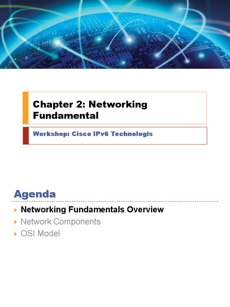 Chapter 1 Networking Fundamentals | PDF image.