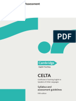 Celta Syllbus PDF