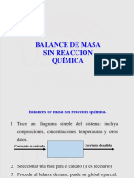 Balance masa evaporación azúcar