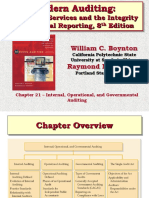 ch21-Internal, Operational, and Governmental Auditing