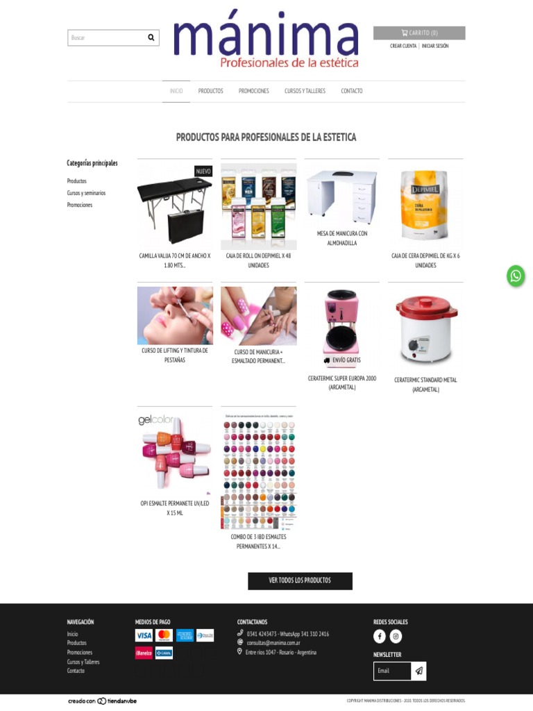 Tienda Online de Manima Distribuciones | PDF | Business