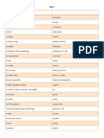 Puntos de Partido Vocabulary Chapter 4