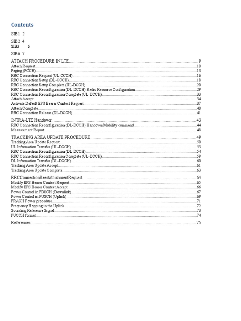 Lte Sib And Layer3 Messages In Detail Pdf General Packet Radio