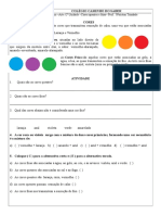 Estudo de Cores Quentes e Frias