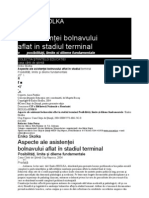 Eniko Skolka Aspecte Ale Asistentei Bolnavului Aflat in Stadiul Terminal