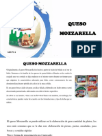 Queso Mozzarella: Características y proceso de elaboración