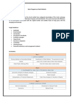 Basic Program On Stock Markets