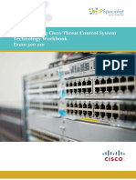 Implementing Cisco Threat Control System Technology Workbook