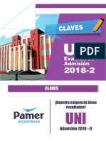 UNI 2018 2 Solucionario Matematicas PDF