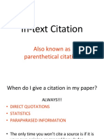III 12 In-Text Citatrion