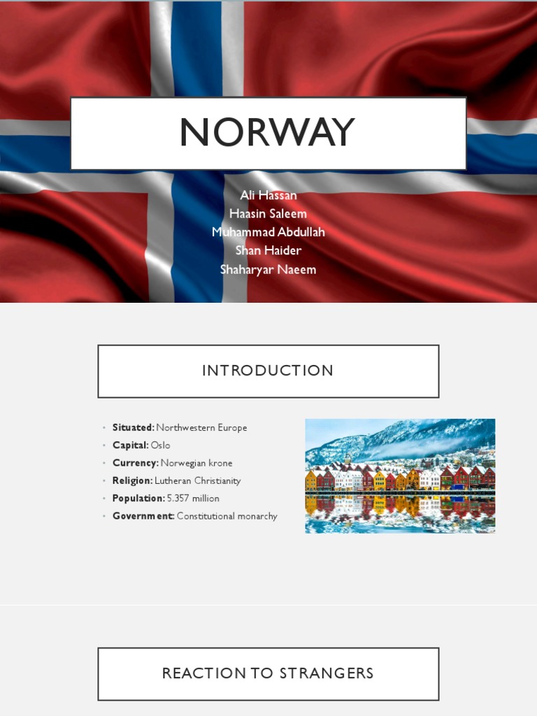 Business Communication Norway Presentation Pdf Norway Petroleum